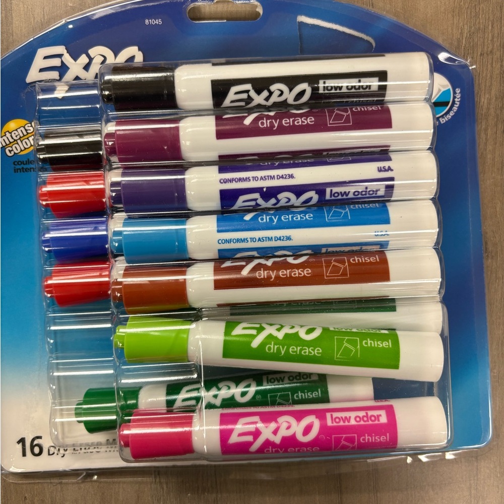 Expo Dry Erase Markers Assorted Colors